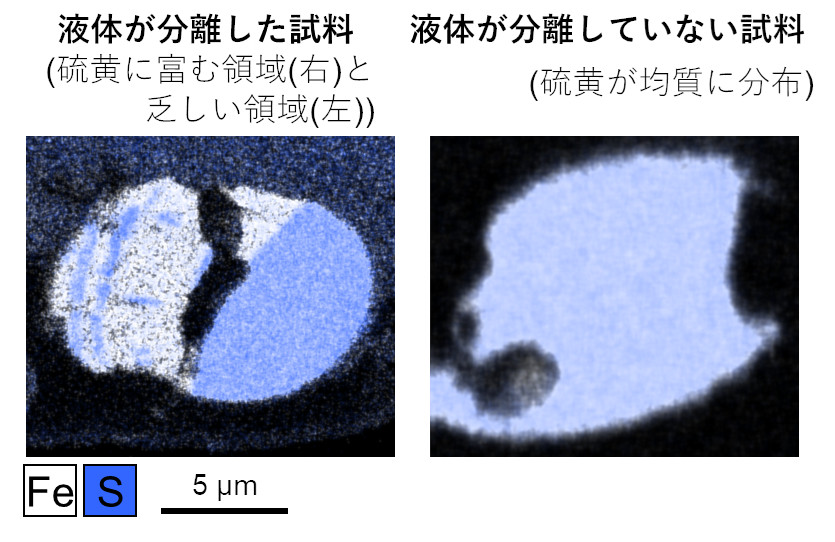 火星コア中で液体金属が分離する　〜火星磁場の消失と海の蒸発の原因解明へ〜