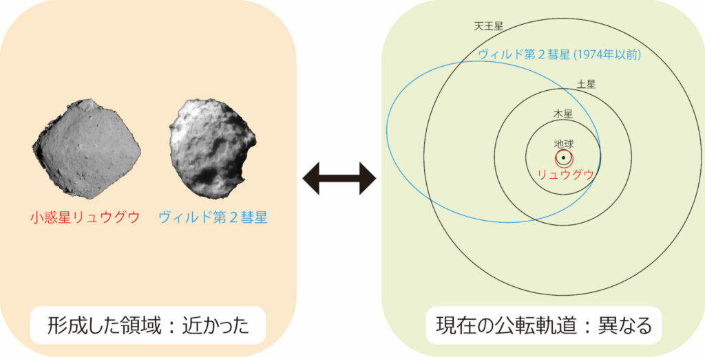 小惑星リュウグウは彗星の近くで誕生　～内側太陽系から外側太陽系へと旅した高温鉱物をリュウグウから多数発見～